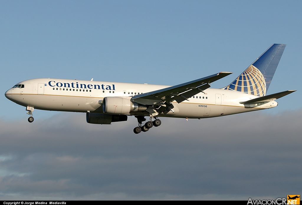 N76156 - Boeing 767-224/ER - Continental Airlines