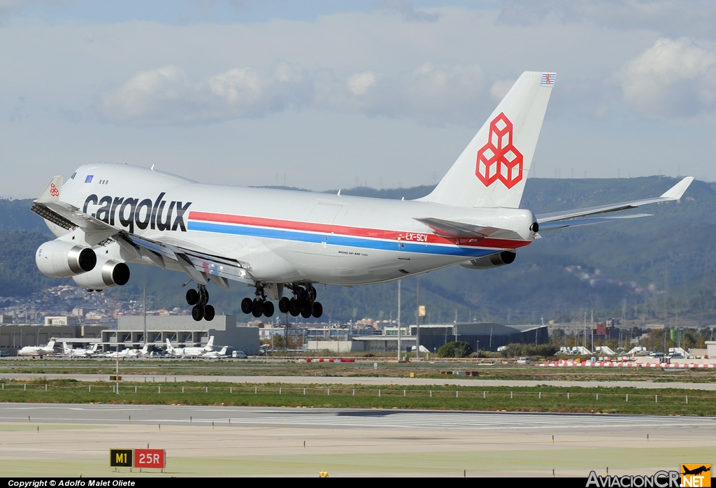 LX-SCV - Boeing 747-4R7F/SCD - Cargolux Airlines International