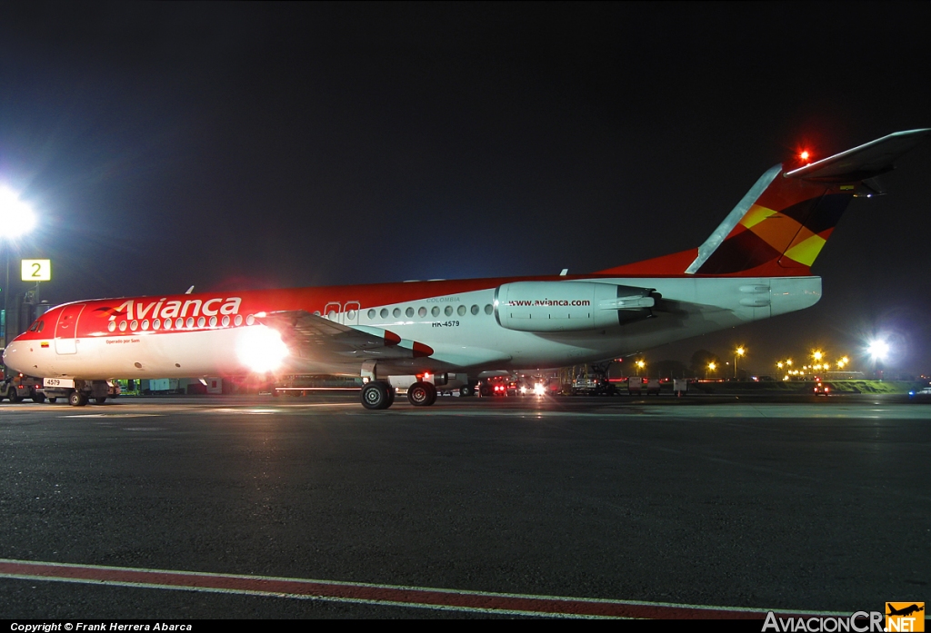 HK-4579 - Fokker 100 - Avianca Colombia