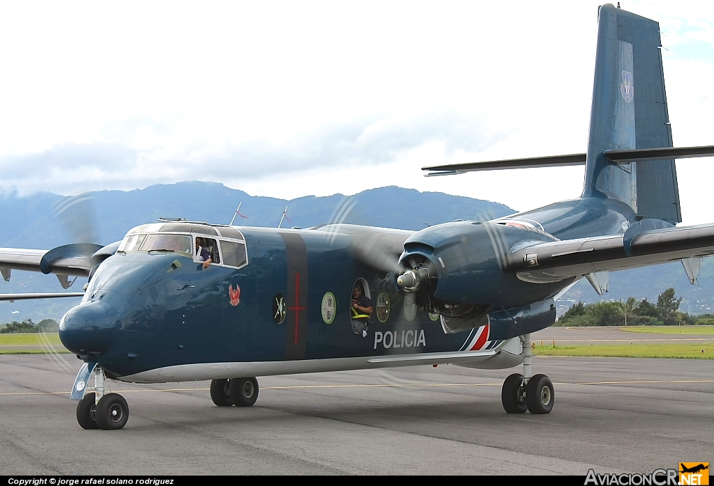 MSP002 - De Havilland Canada C-7A Caribou - Ministerio de Seguridad Pública - Costa Rica