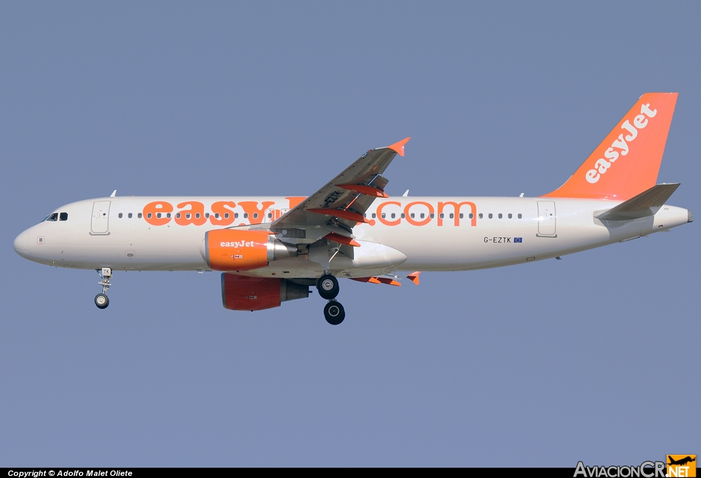 G-EZTK - Airbus A320-214 - EasyJet Airline