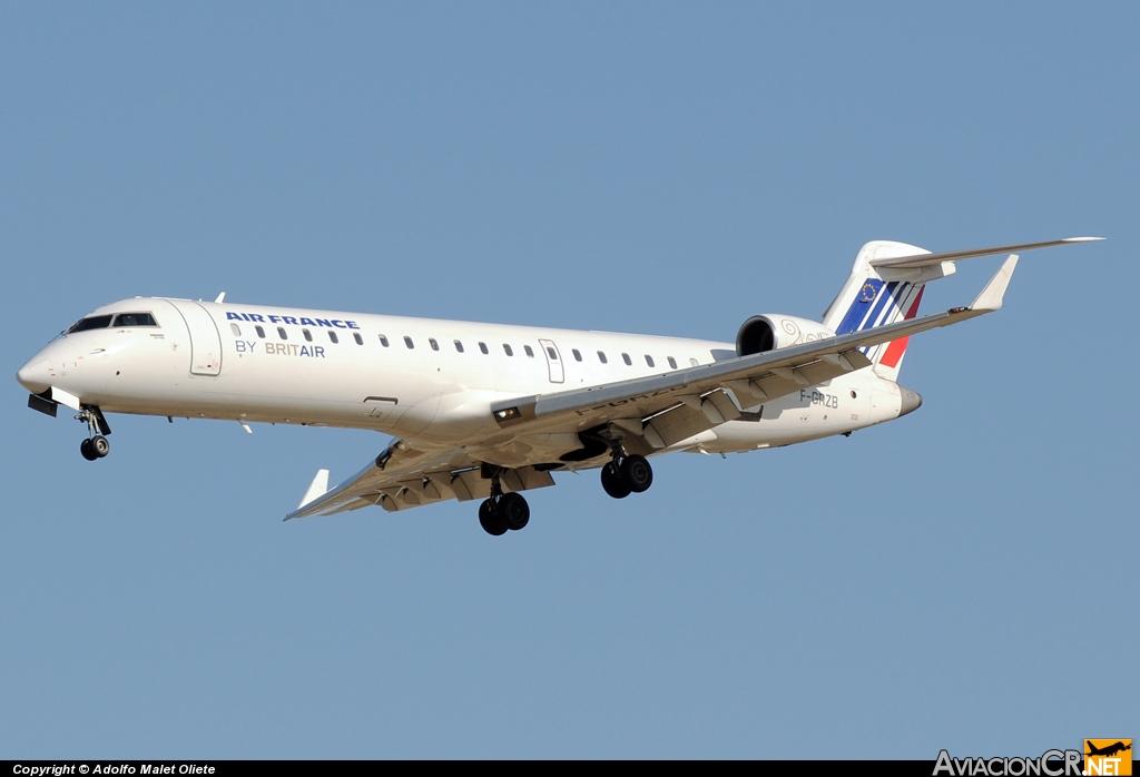 F-GRZB - Canadair CL-600-2C10 Regional Jet CRJ-700 - Air France