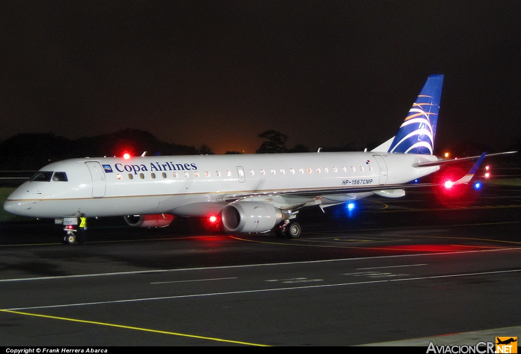 HP-1567CMP - Embraer 190-100IGW - Copa Airlines