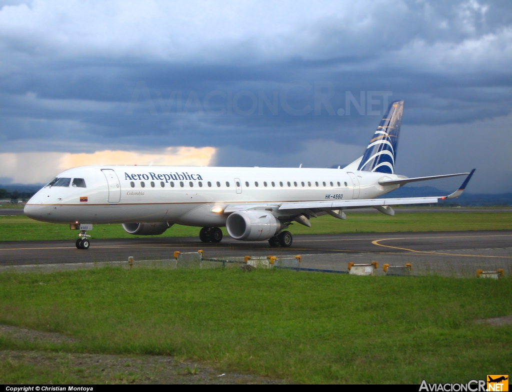 HK-4560 - Embraer 190-100LR - AeroRepublica