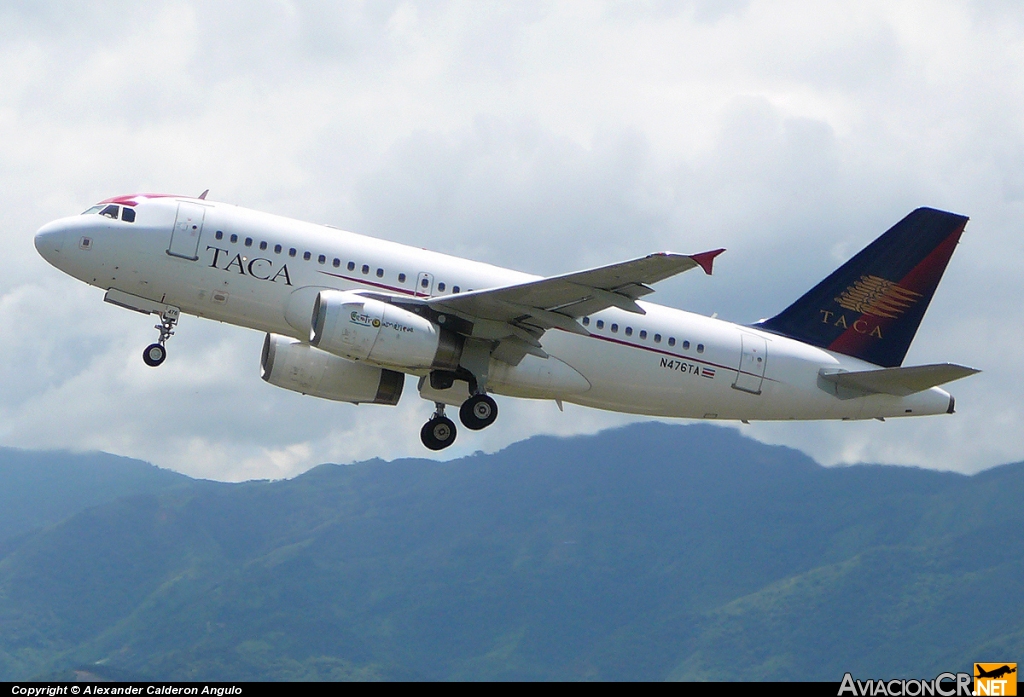 N476TA - Airbus A319-132 - TACA