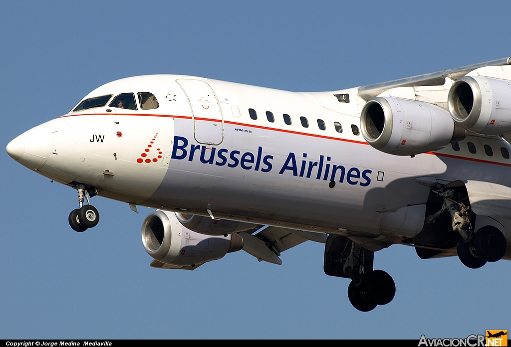 OO-DJW - British Aerospace Avro 146-RJ85 - Brussels airlines