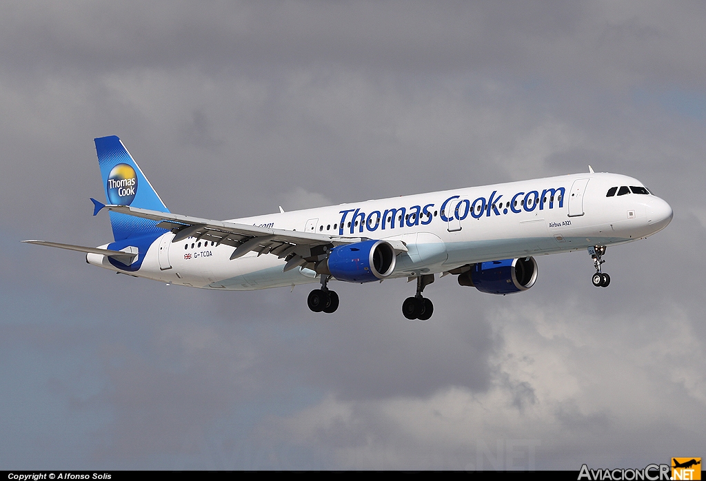 G-TCDA - Airbus A321-211 - Thomas Cook Airlines