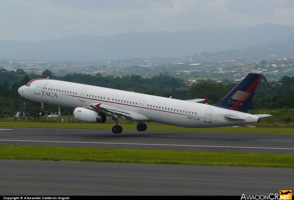 N567TA - Airbus A321-231 - TACA