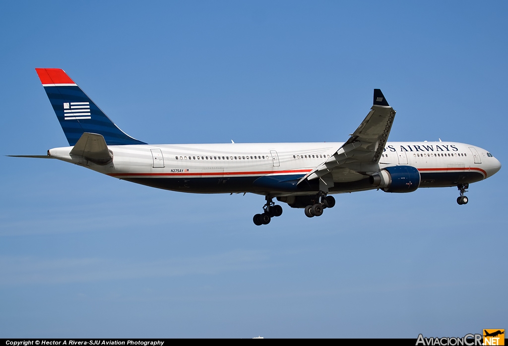 N275AY - Airbus A330-300 - US Airways