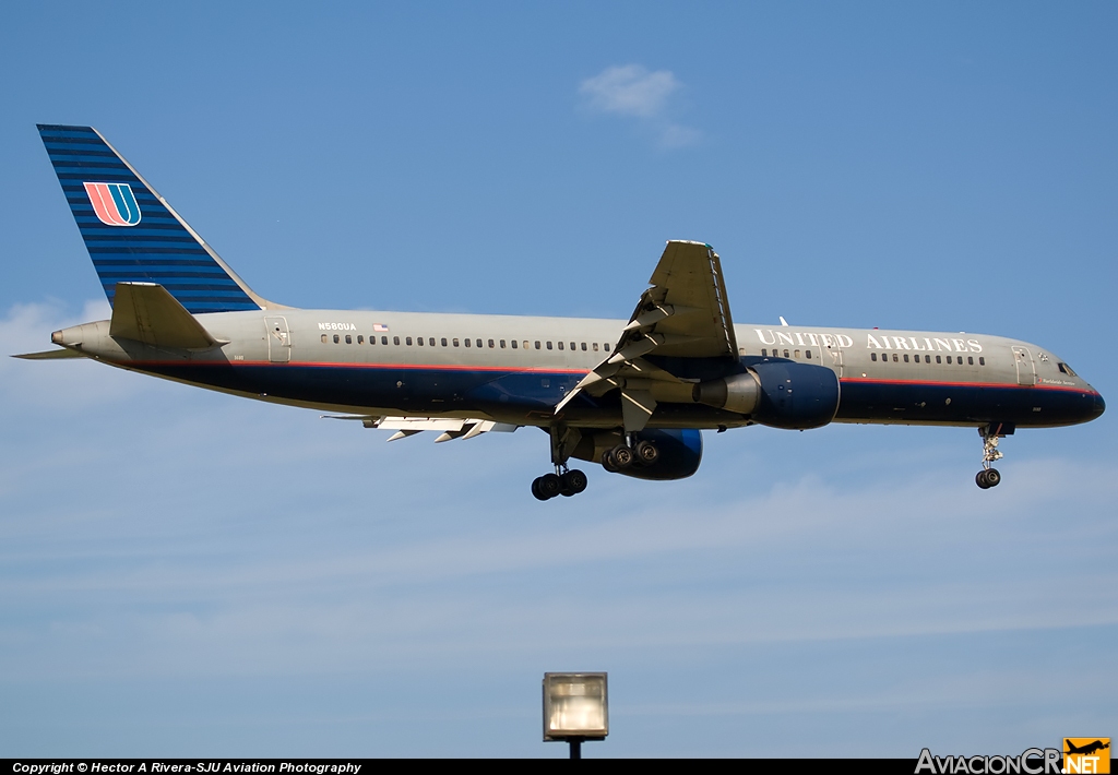 N580UA - Boeing 757-222 - United Airlines