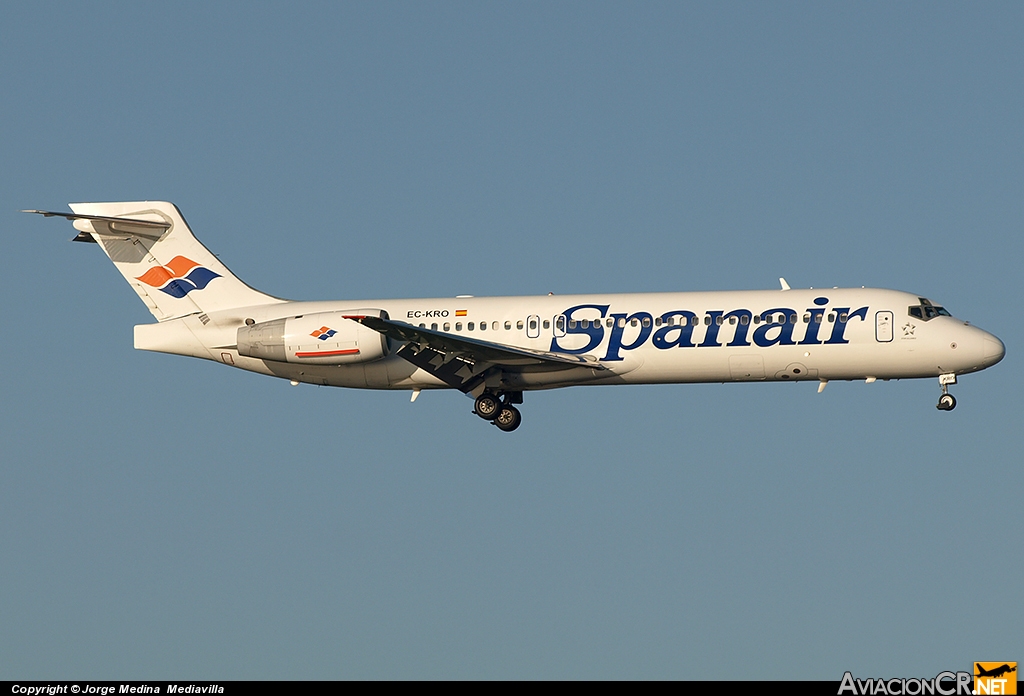 EC-KRO - Boeing 717-23S - Spanair
