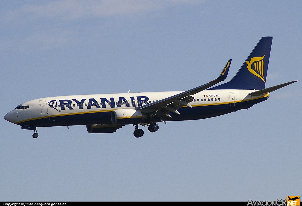 EI-DWJ - Boeing 737-8AS - Ryanair