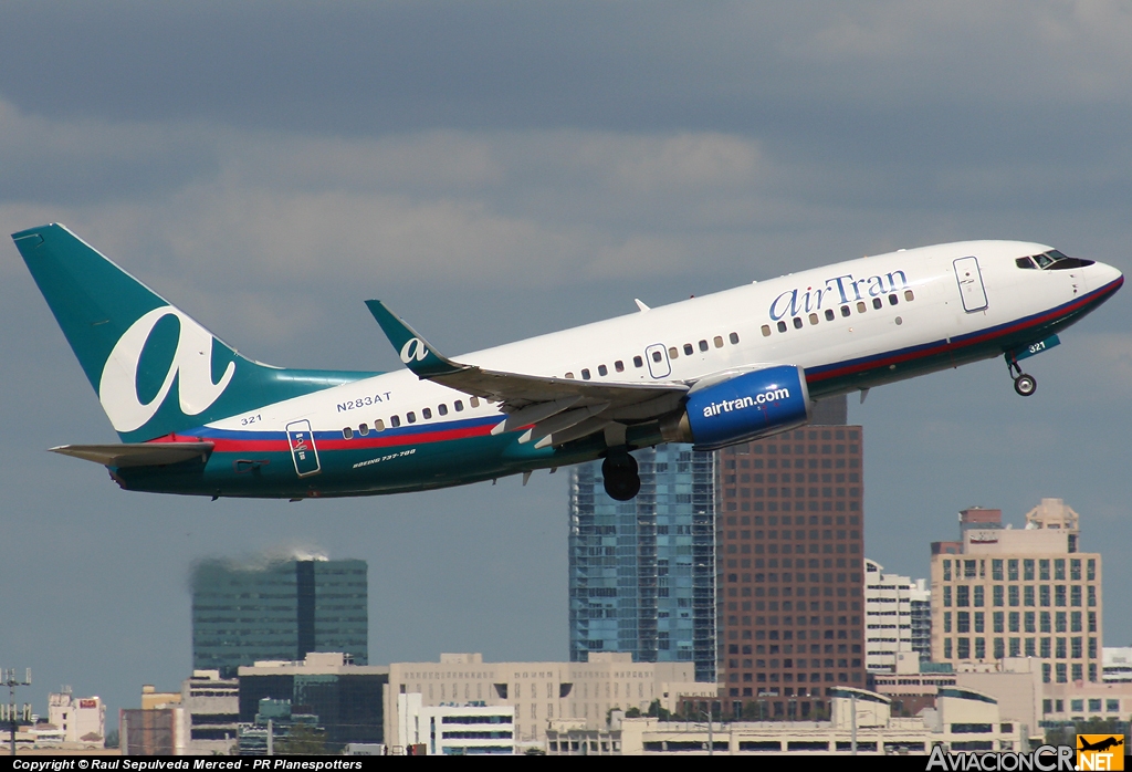 N283AT - Boeing 737-7BD - Air Tran