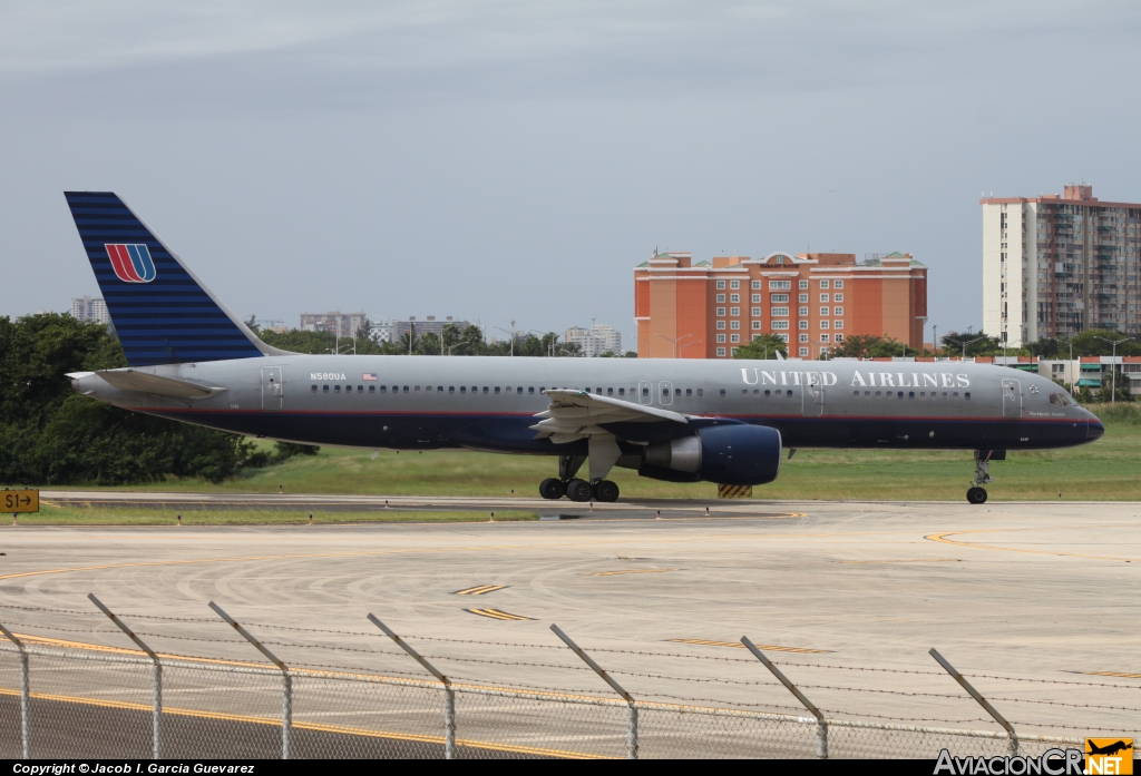N580UA - Boeing 757-222 - United Airlines