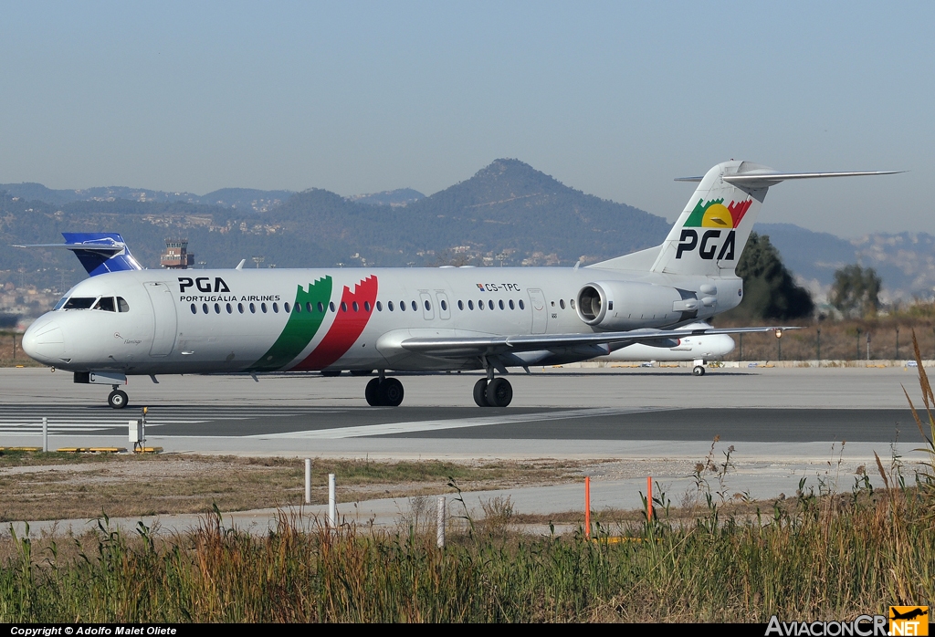 CS-TPC - Fokker 100 - PGA