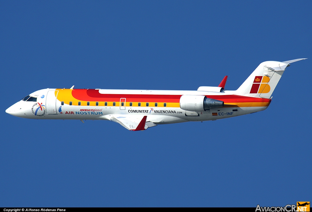 EC-INF - Bombardier CRJ-200ER - Air Nostrum (Iberia Regional)