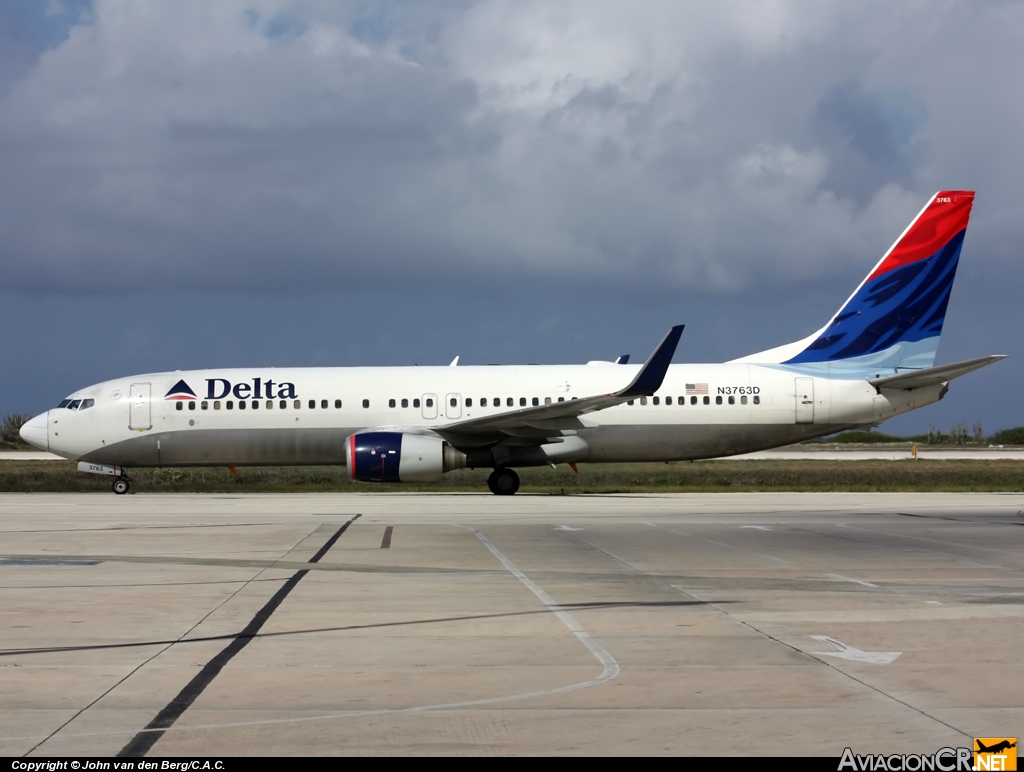 N3763D - Boeing 737-832 - Delta Airlines