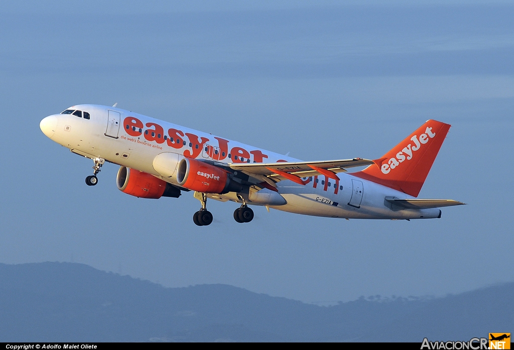 G-EZIA - Airbus A319-111 - EasyJet Airline