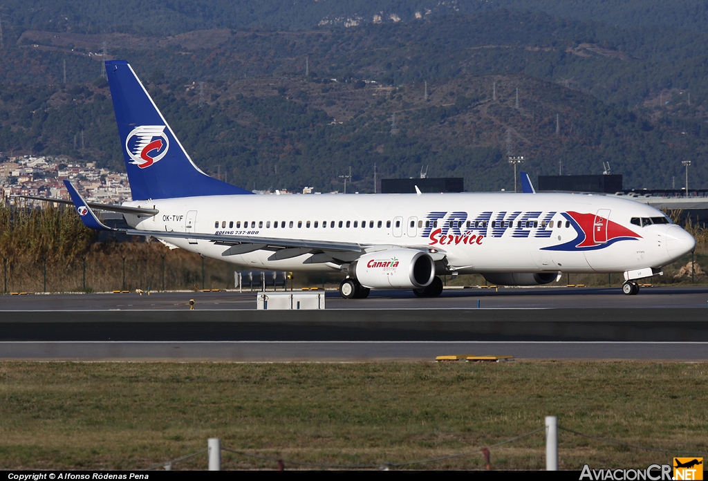 OK-TVF - Boeing 737-8FH - Travel Service