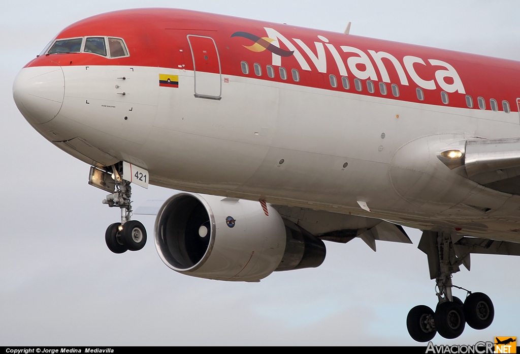 N421AV - Boeing 767-2B1/ER - Avianca Colombia