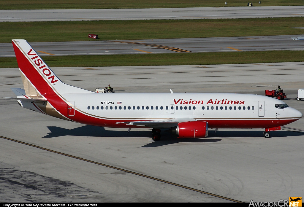 N732VA - Boeing 737-3T0 - Vision Airlines