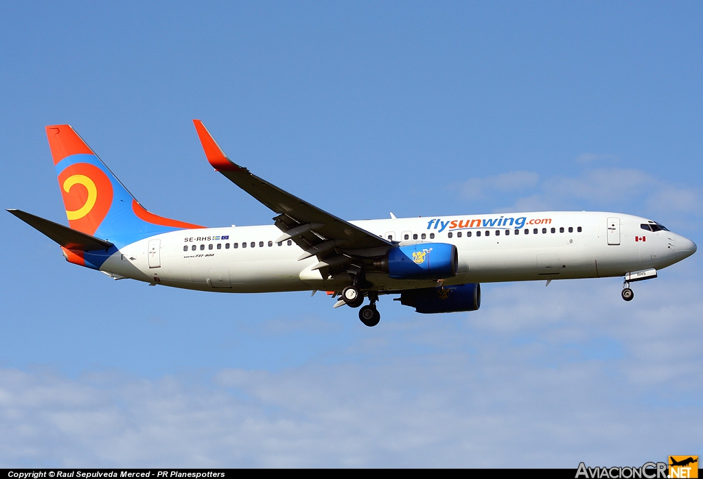 SE-RHS - Boeing 737-86N - Sunwing Airlines (Viking Airlines)