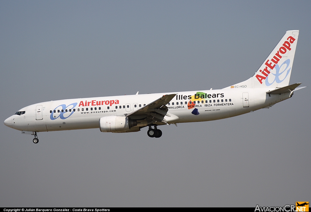 EC-HGO - Boeing 737-85P - Air Europa