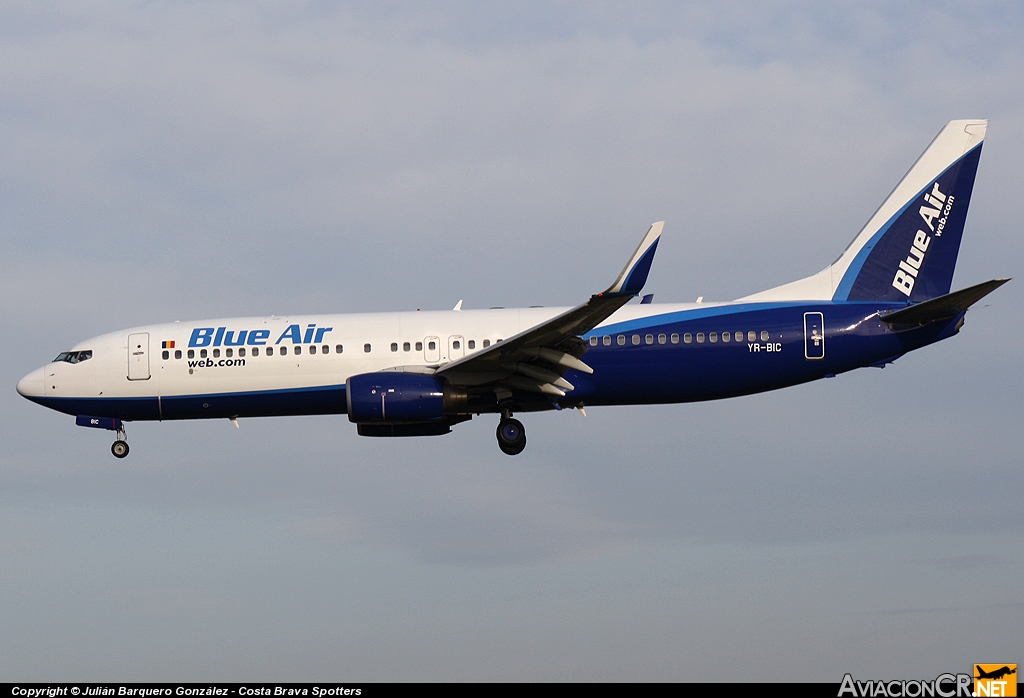 YR-BIC - BOEING 737-8BK - Blue Air