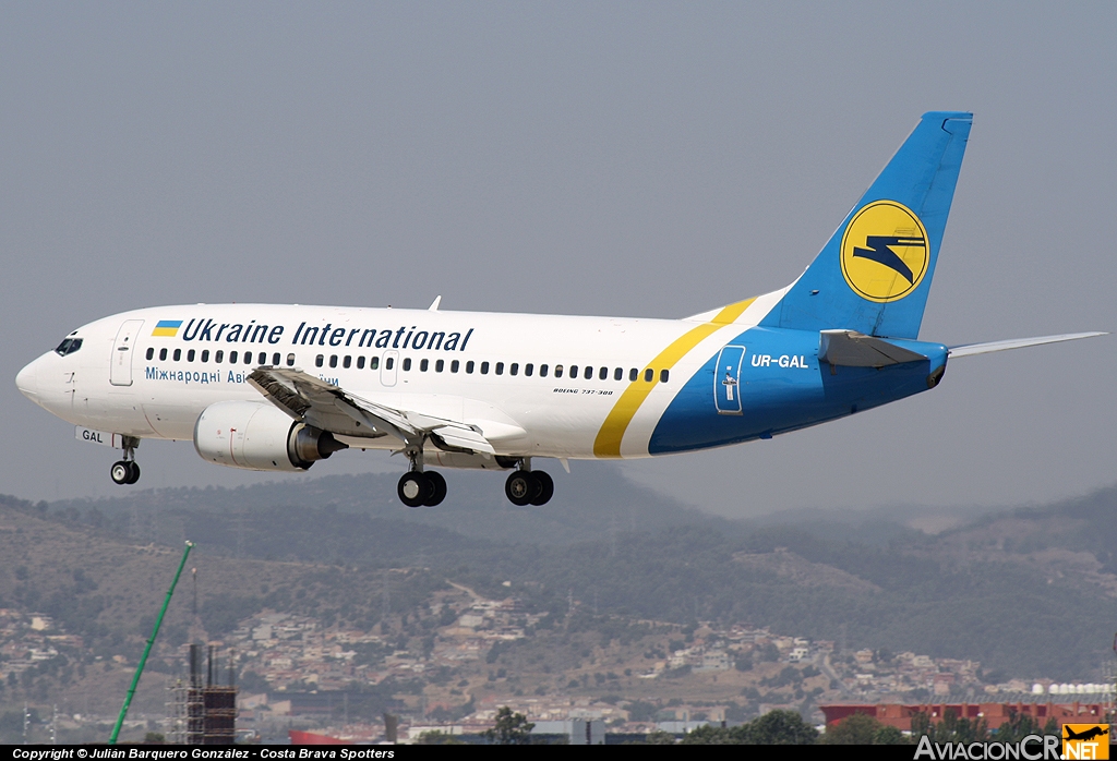 UR-GAL - Boeing 737-341 - Ukraine International