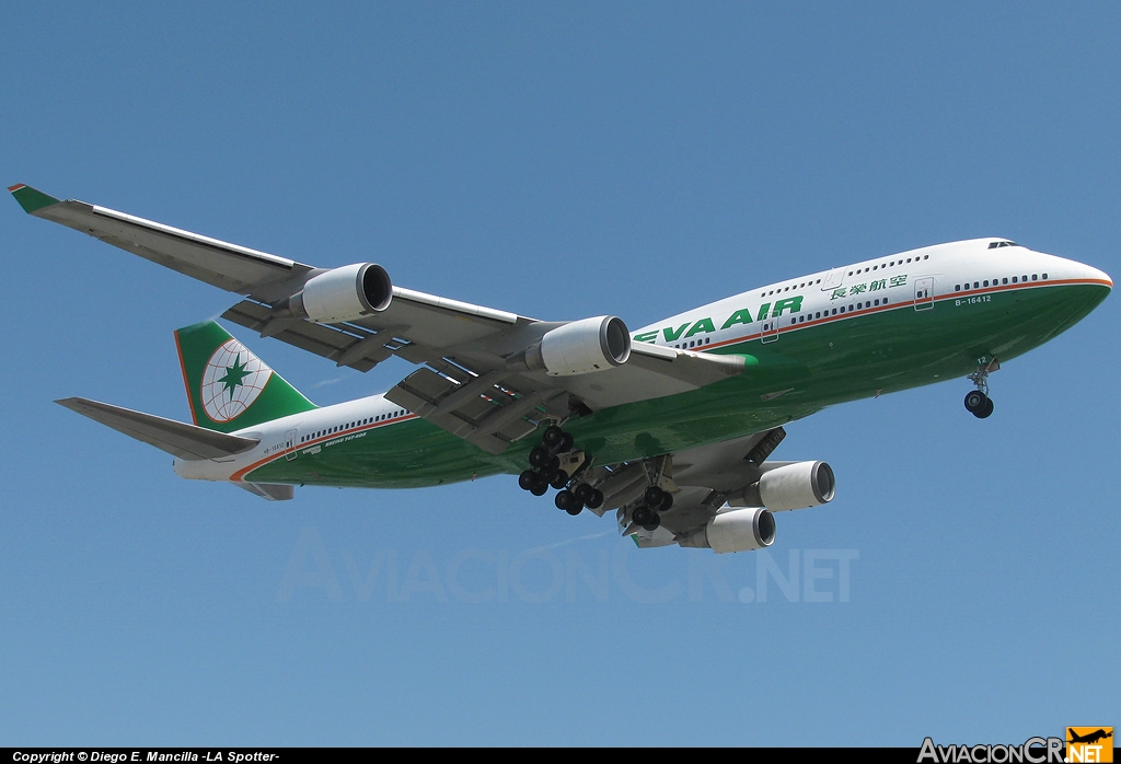 B-16412 - Boeing 747-45E - EVA Air