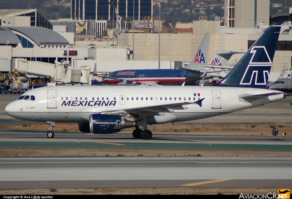 XA-UBX - Airbus A318-111 - Mexicana