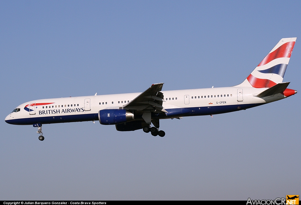 G-CPEN - Boeing 757-236 - British Airways