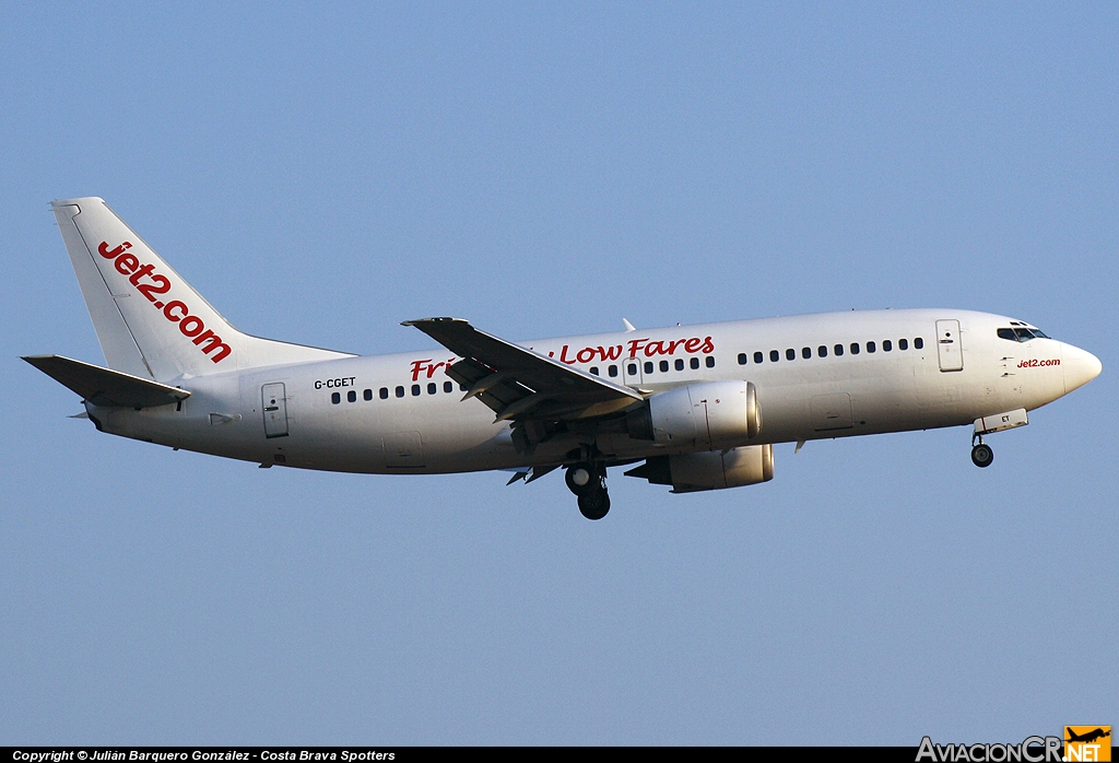 G-CGET - Boeing 737-33A - Jet2.com