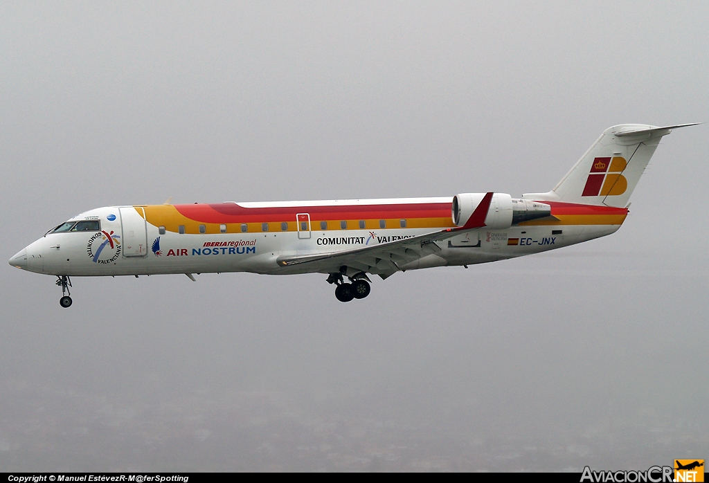 EC-JNX - Bombardier CRJ-200ER - Air Nostrum (Iberia Regional)