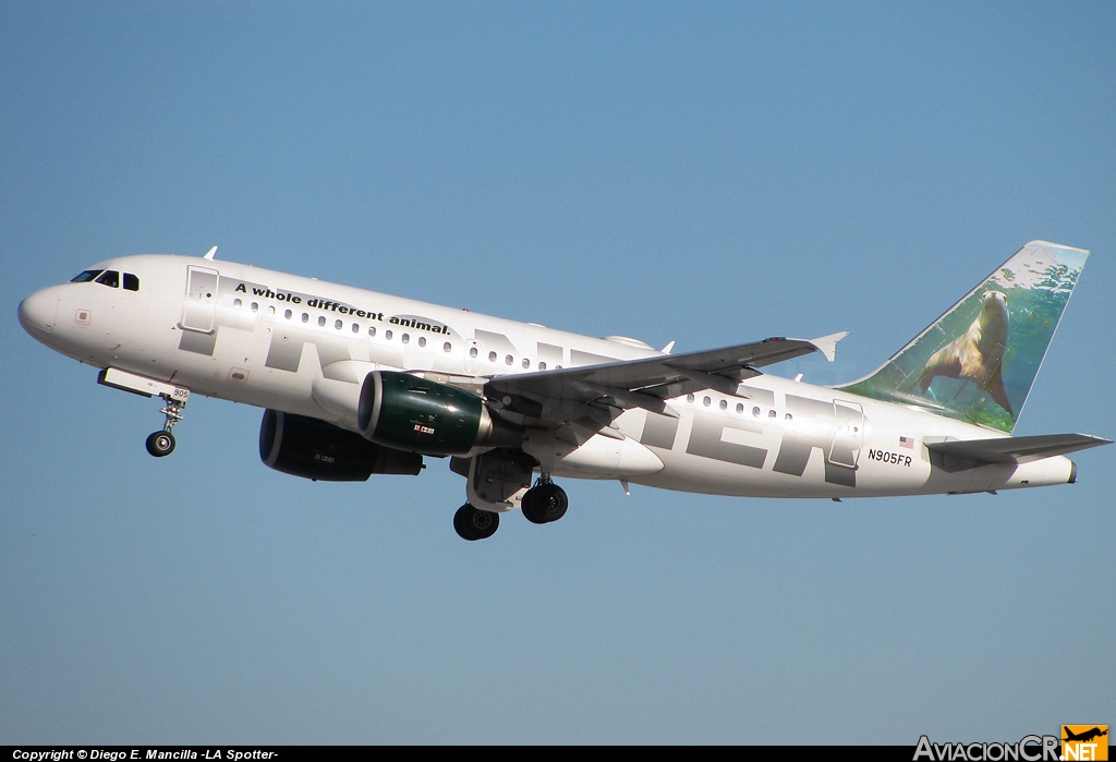 N905FR - Airbus A319-111 - Frontier Airlines