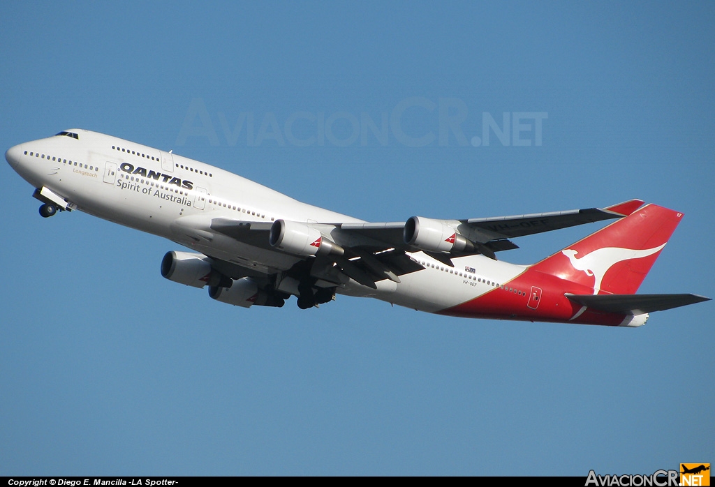 VH-OEF - Boeing 747-438/ER - Qantas