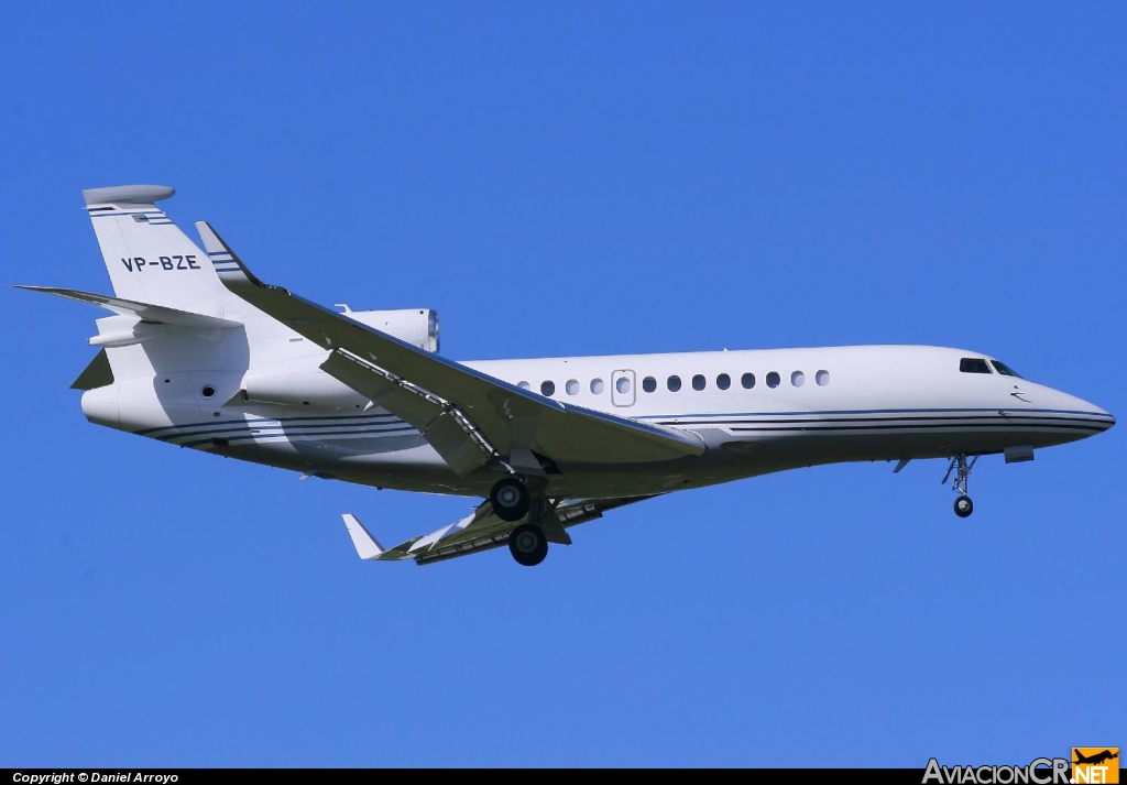 VP-BZE - Dassault Falcon 7X - Desconocida