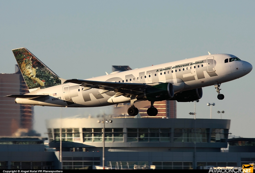 N928FR - Airbus A319-111 - Frontier Airlines