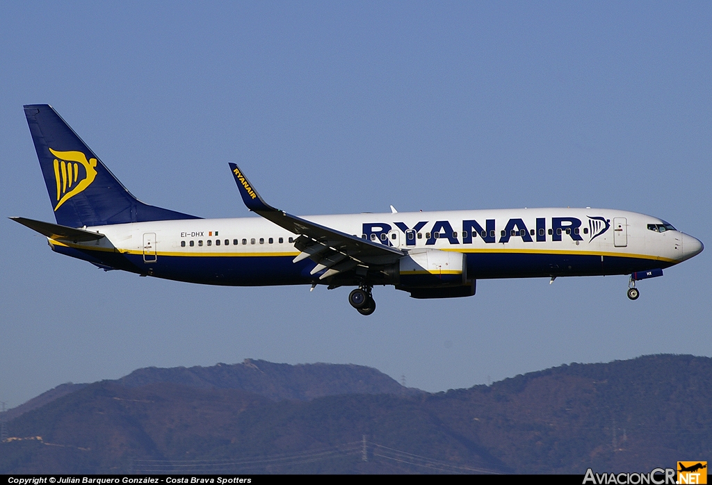 EI-DHX - Boeing 737-8AS - Ryanair