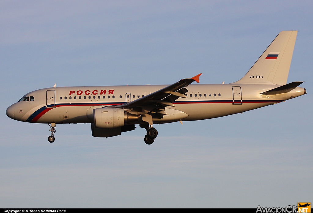 VQ-BAS - Airbus A319-111 - Rossiya Airlines