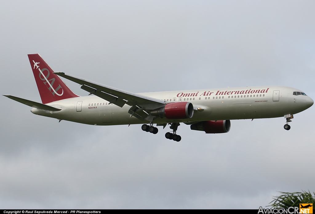 N351AX - Boeing 767-33A - Omni Air International