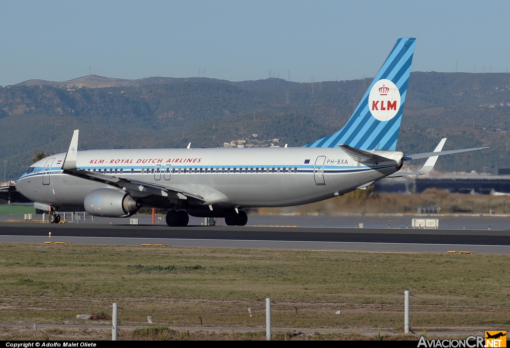 PH-BXA - Boeing 737-8K2 - KLM - Royal Dutch Airlines