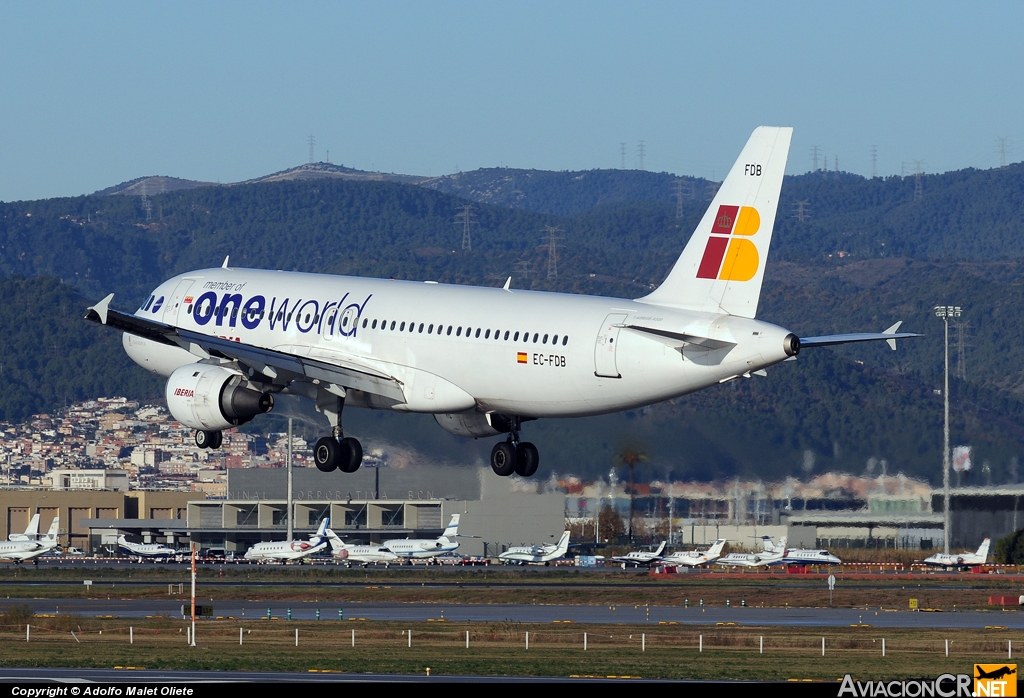 EC-FDB - Airbus A320-211 - Iberia
