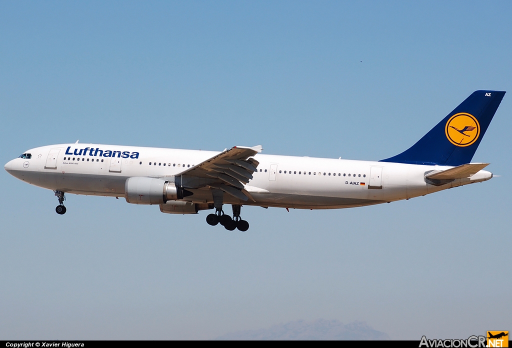 D-AIAZ - Airbus A300B4-605R - Lufthansa