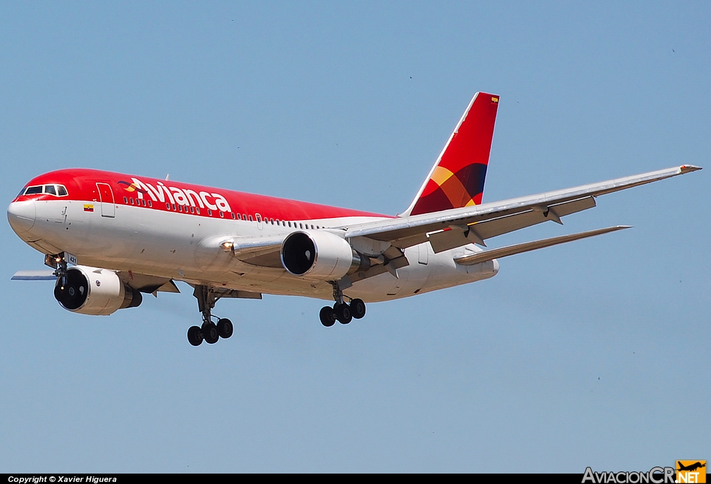 N421AV - Boeing 767-2B1/ER - Avianca Colombia