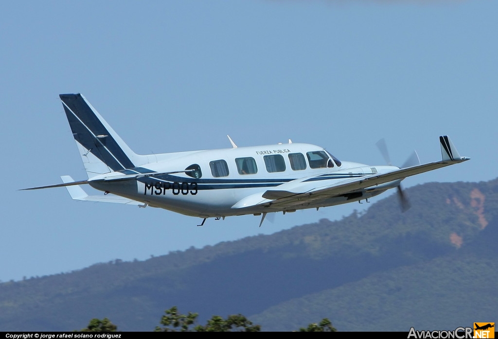 MSP003 - Piper PA-31-350 Chieftain - Ministerio de Seguridad Pública - Costa Rica