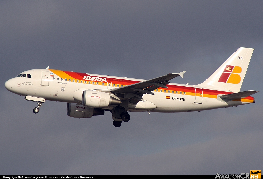 EC-JVE - Airbus A319-111 - Iberia