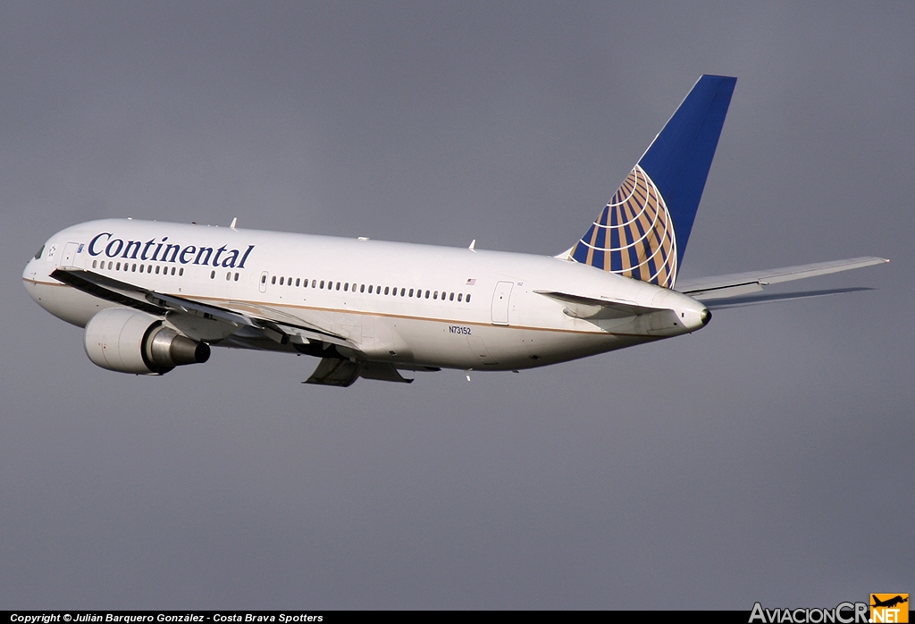 N73152 - Boeing 767-224/ER - Continental Airlines