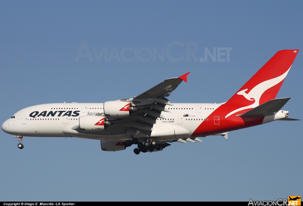 VH-OQB - Airbus A380-842 - Qantas