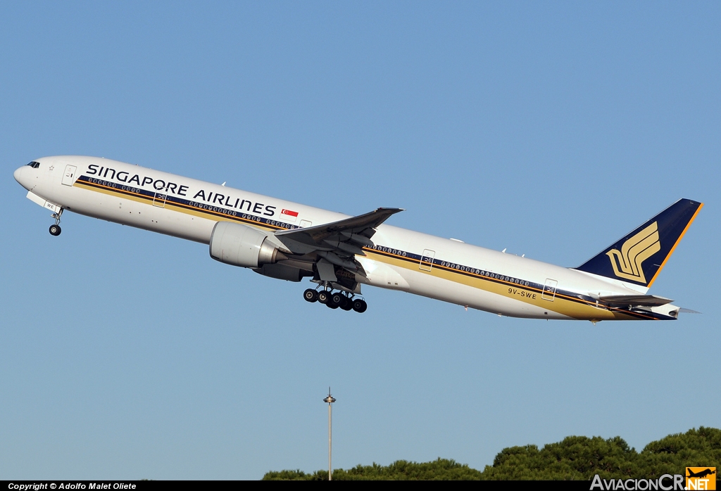 9V-SWE - Boeing 777-312/ER - Singapore Airlines